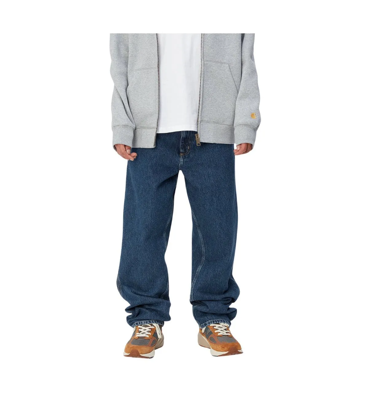 CARHARTT WIP SINGLE KNEE PANT BLUE STONE WASHED