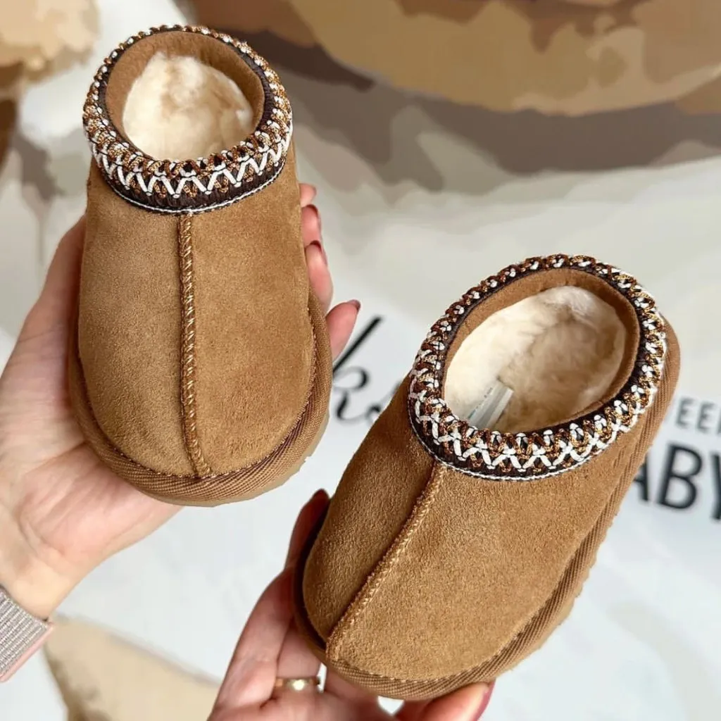 Children's Slipper-Style Mini Boots