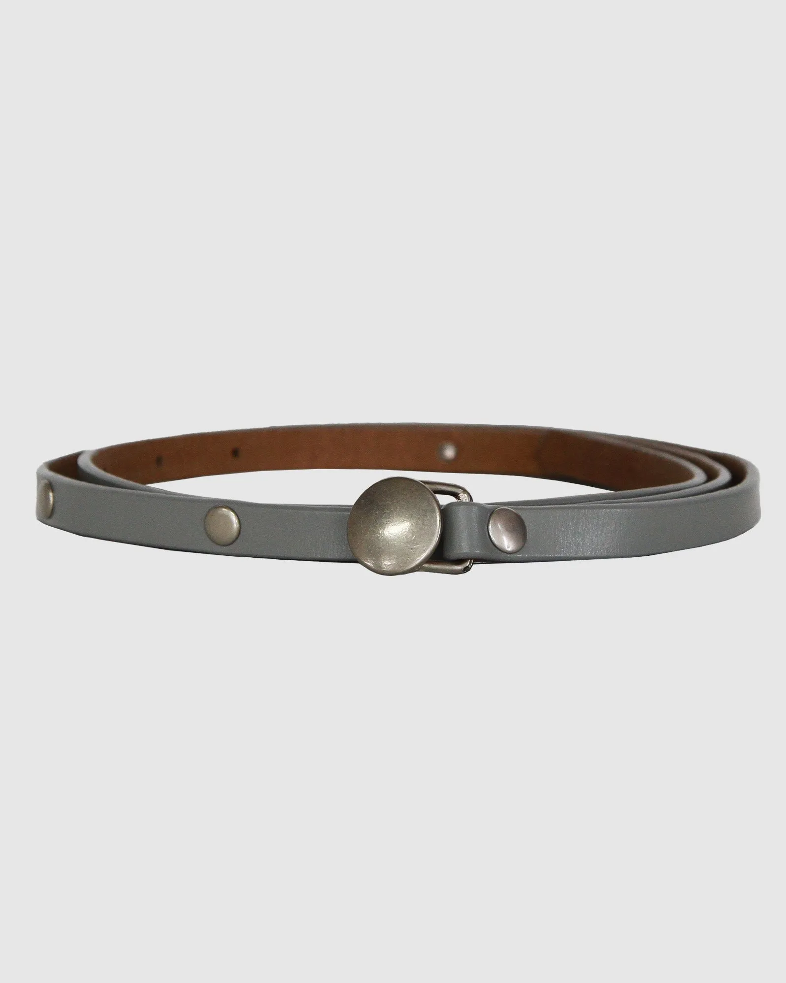 Rock With Me Studded Belt - Grey