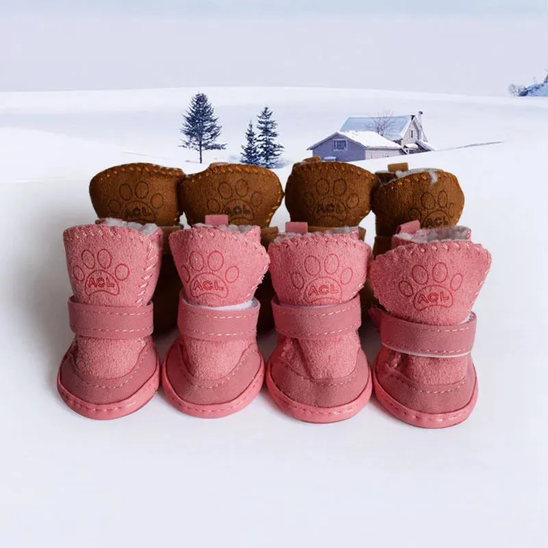 RPXBGUCKARHG 4pcs/set Pet Dog Shoes