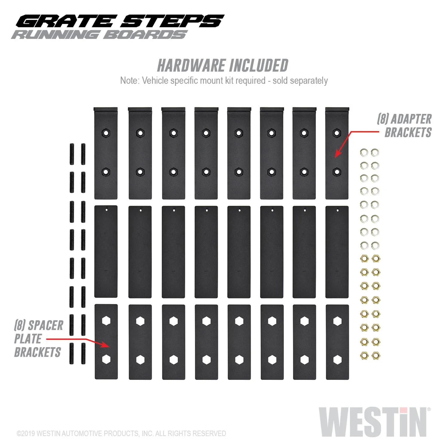 Westin Grate Steps Running Boards 27-74765
